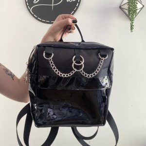 Mini mochila negra